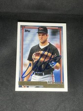 Chris Hoiles 1992 Topps Gold Winner #125 Baltimore Orioles Auto Signed MLB Card