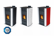 Pelletofen wasserführend Pelletheizung Pelletkamin 18kW bis 300m³ Pellet Heizung