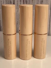 Pack of 3 Makeup Revolution Beauty Fast Base Stick Foundation, F4