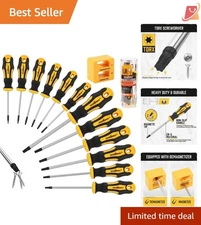 Ergonomic 13-Piece Torx Screwdrivers Set | Magnetic Tips for Pro & DIY Users