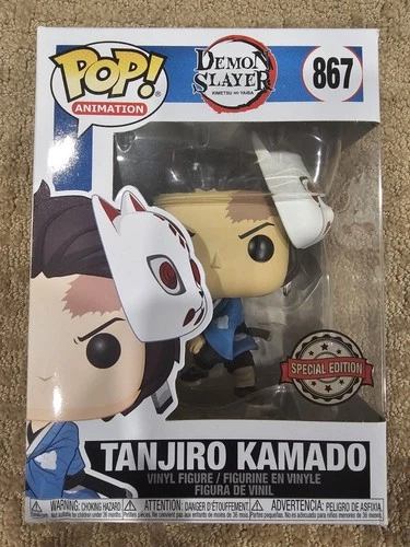 Funko Pop! Vinyl: Demon Slayer: Kimetsu no Yaiba - Tanjiro Kamado - Damaged Box