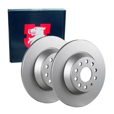2x JP GROUP BREMSSCHEIBEN Ø300mm VOLL HINTEN passend für AUDI A3 Q3 TT SEAT