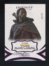 2021 Upper Deck Marvel Black Diamond Purple 14/23 Idris Elba as Heimdall 0i8y