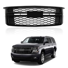 Gloss Black Front Grill Grille Assembly For 2015-2020 Chevrolet Tahoe Suburban