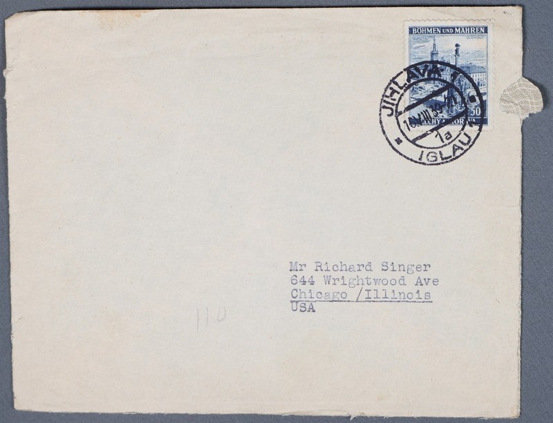 MayfairStamps Bohemia & Moravia 1939 Jihlava to Chicago IL Cover aaz_89359