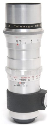 @ Meyer-Optik Telemegor 5.5/250mm red V lens for Exakta