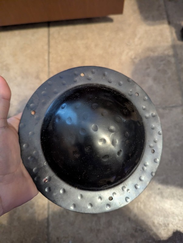Hand-Forged Medieval Iron Viking Shield Boss - Thick Metal