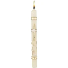 Will & Baumer Ornate Dove Baptismal Candle