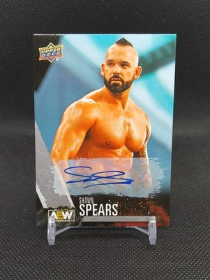 Shawn Spears Auto - 2021 Upper Deck First Edition AEW WWE
