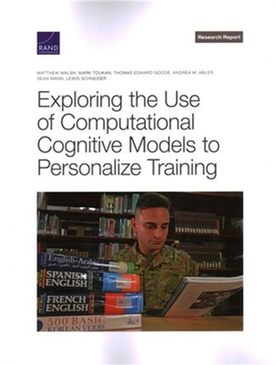Exploring the Use of Computational Cognitive Models to Personalize Training (Pap