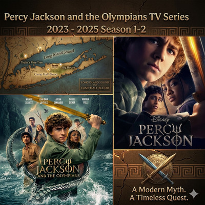 DVD Percy Jackson and the Olympians TV Series 2023-2025 Fantasy| Full HD All Reg