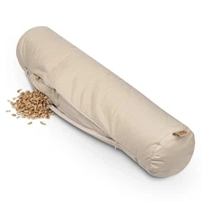 Long Organic Spelt Body Pillow – Ergonomic Back and Pregnancy Support for Bed