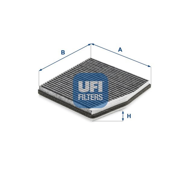 Ufi Innenraumfilter 54.262.00 Aktivkohlefilter FüR Uaz Doblo Fiat Punto Idea Van-image