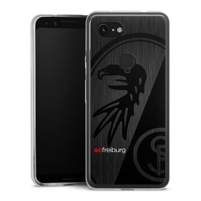 Slim Hülle für Google Pixel 3a Metallic Look Offizielles Lizenzprodukt SC Freibu