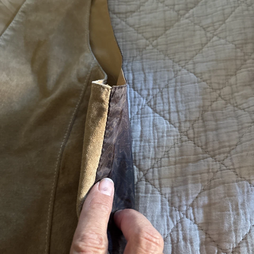 Chaleco de Cuero Express Vintage Talla M Gamuza Western Southwestern Top Años 80’s Foto 4 de 4