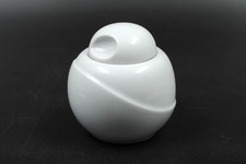 Mitterteich Form 2050 weiß Zuckerdose Deckeldose Porzellan Vintage H 8,5 cm