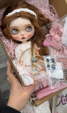 Handmade Custom Blythe Doll With Outfits Wig Freckles Girl 1/6 Doll BJD DIY Gift