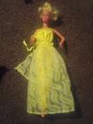 Vintage pretty changes Barbie doll in yellow and white #2598