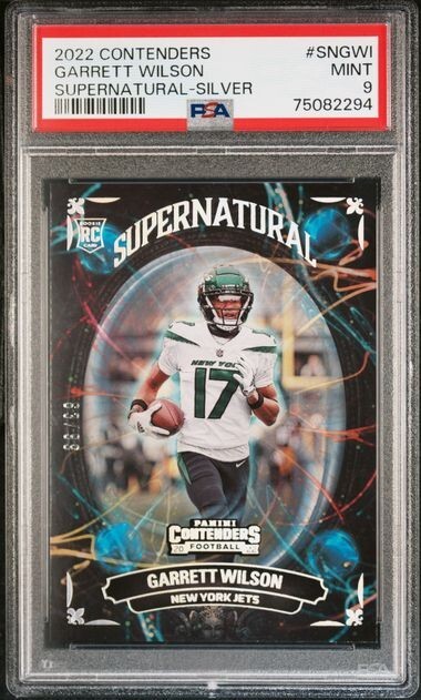 Garrett Wilson Panini Contenders Supernatural #SNGWI Silver