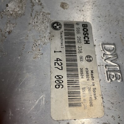 BMW E36 ECU ECM DME Engine Computer 0986262338 OBD 1 OEM 92-95 325 