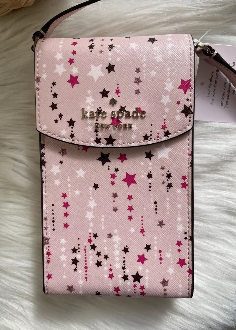 NWT Kate Spade Staci Twinkle Printed Glitter North South