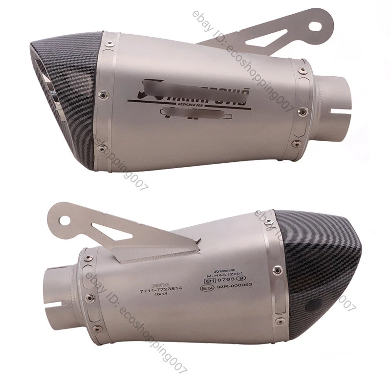 Para BMW S1000R S1000RR 2010-2014 Sistema Deslizable Tubo de Escape Silenciador Puntas Escape Foto 2 de 4