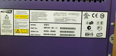Extreme Networks Aspen (Blackdiamond) 8810 & Fiber Switch Modules