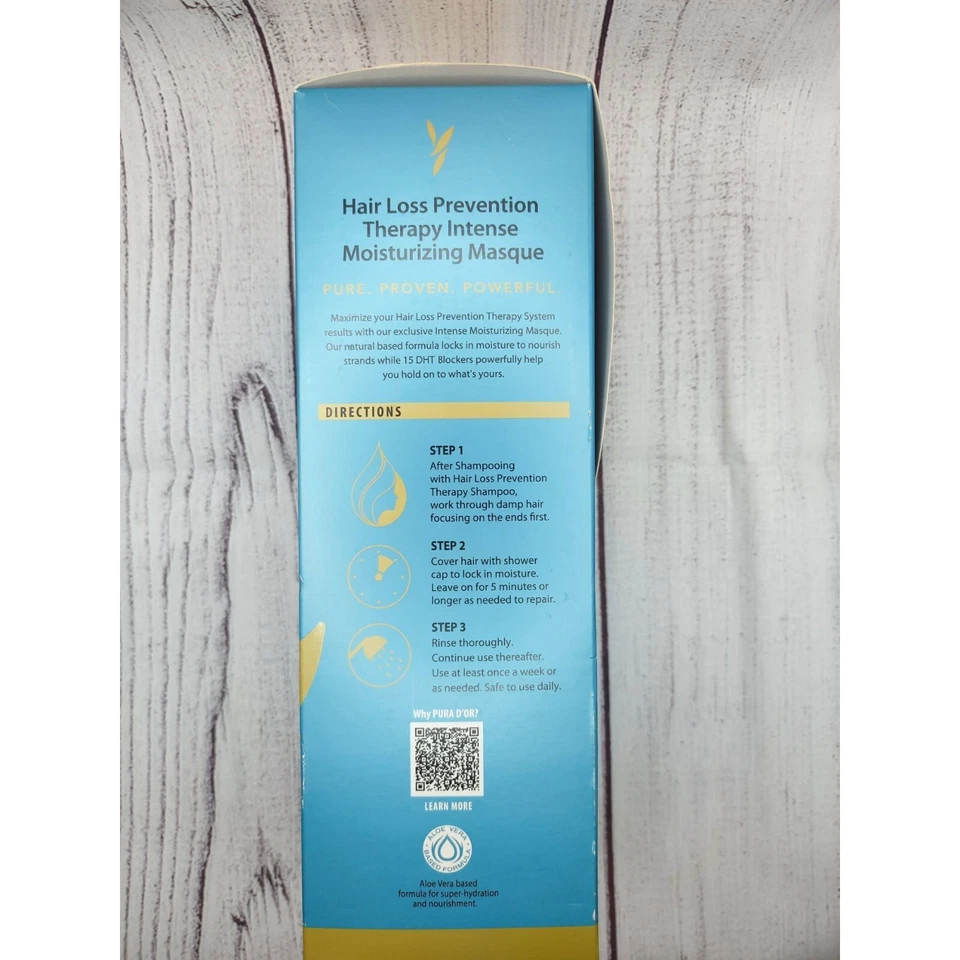 Увлажняющая маска для волос лечение с биотиновыми витаминами ретинолом блокаторами дигидротестостерона упаковка 8 шт. - Изображение 4 из 4