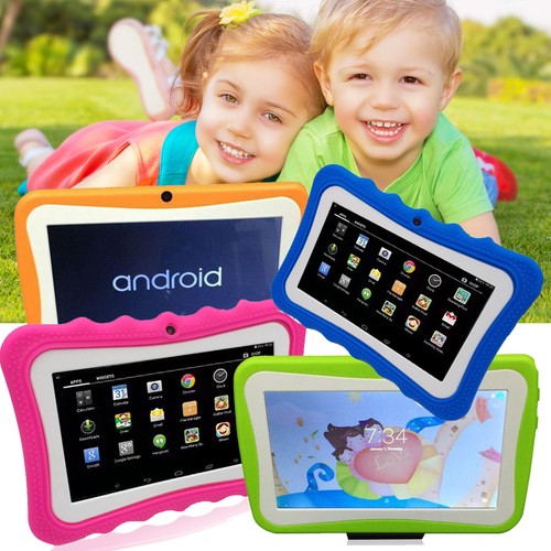 2019 New 7" Quad Core Android 4.4 Tablet Wifi Camera Bundle Case for Kids Gift - Picture 1 of 15