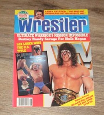 The Wrestler 1989 magazine Ultimate Warrior STING Larry Zbyszko LEX Luger