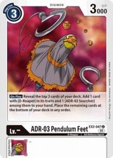 ADR-03 Pendulum Feet EX2-047 C Digital Hazard Digimon TCG