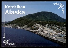 Postcard Ketchikan Birds-eye view, Southeastern Alaska, UNP