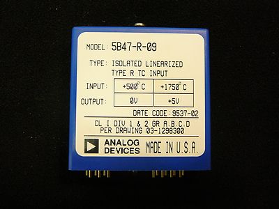 Isolated Linearized Thermocouple Input Module 500~1750°C Input 0~5V Output NEW
