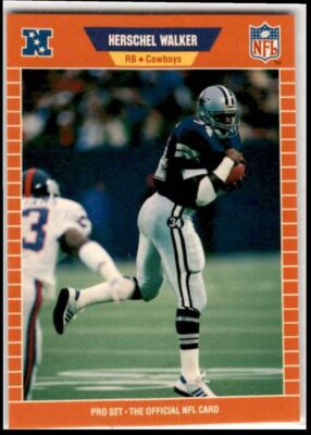 1989 Pro Set Herschel Walker Dallas Cowboys #96