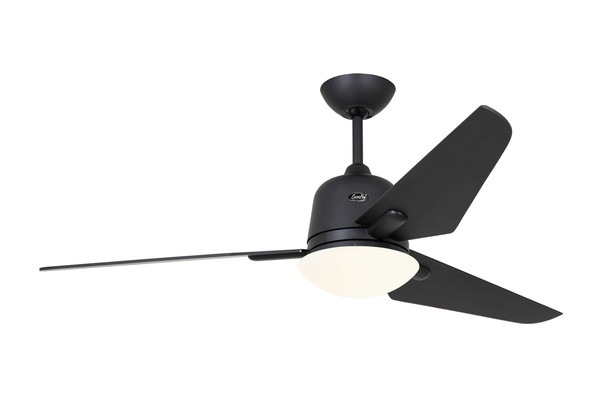 Energiespar Deckenventilator Mit Leuchte & Fernbedienung Eco Aviatos 132 Cm Grau-image