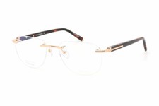 Charriol PC 75069 C03 Gold Brown Rimless Men's Eyeglasses 56-19-145 W/Case