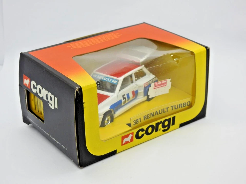 Corgi No.381 Mint Boxed 1983 Elf Renault Turbo Rally Car In Original Plinth Box - Immagine 3 di 4