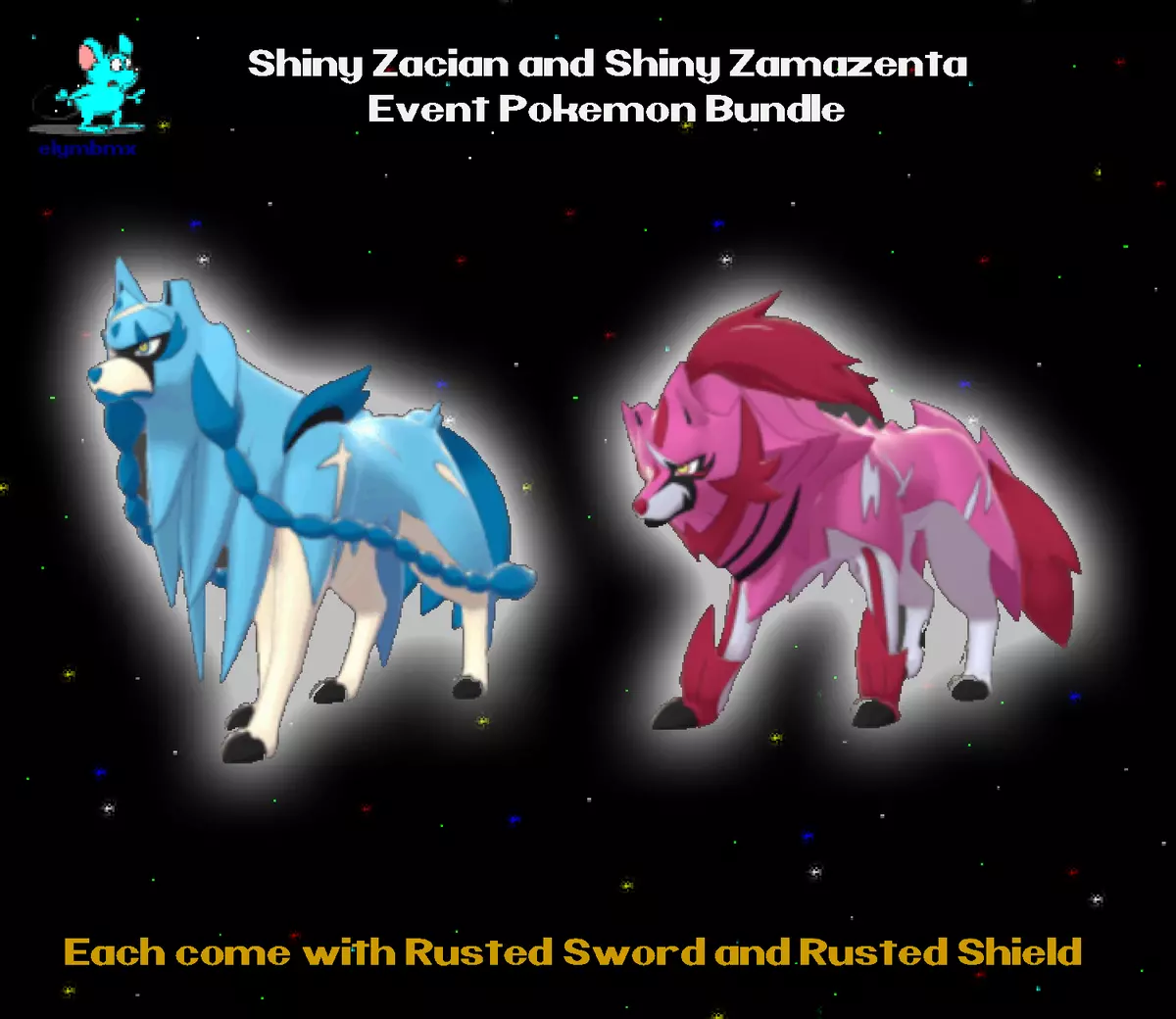 Shiny Zacian / Zamazenta up at GameStop for Pokemon Sword / Shield