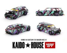 Kaido House x Mini GT 1:64 Datsun KAIDO 510 Wagon HKS V1 Oil Splash KHMG144