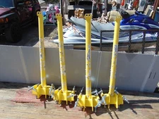 (1) PALMER SAFETY I-Beam Stanchion Horizontal Life Line Safety Harness Post