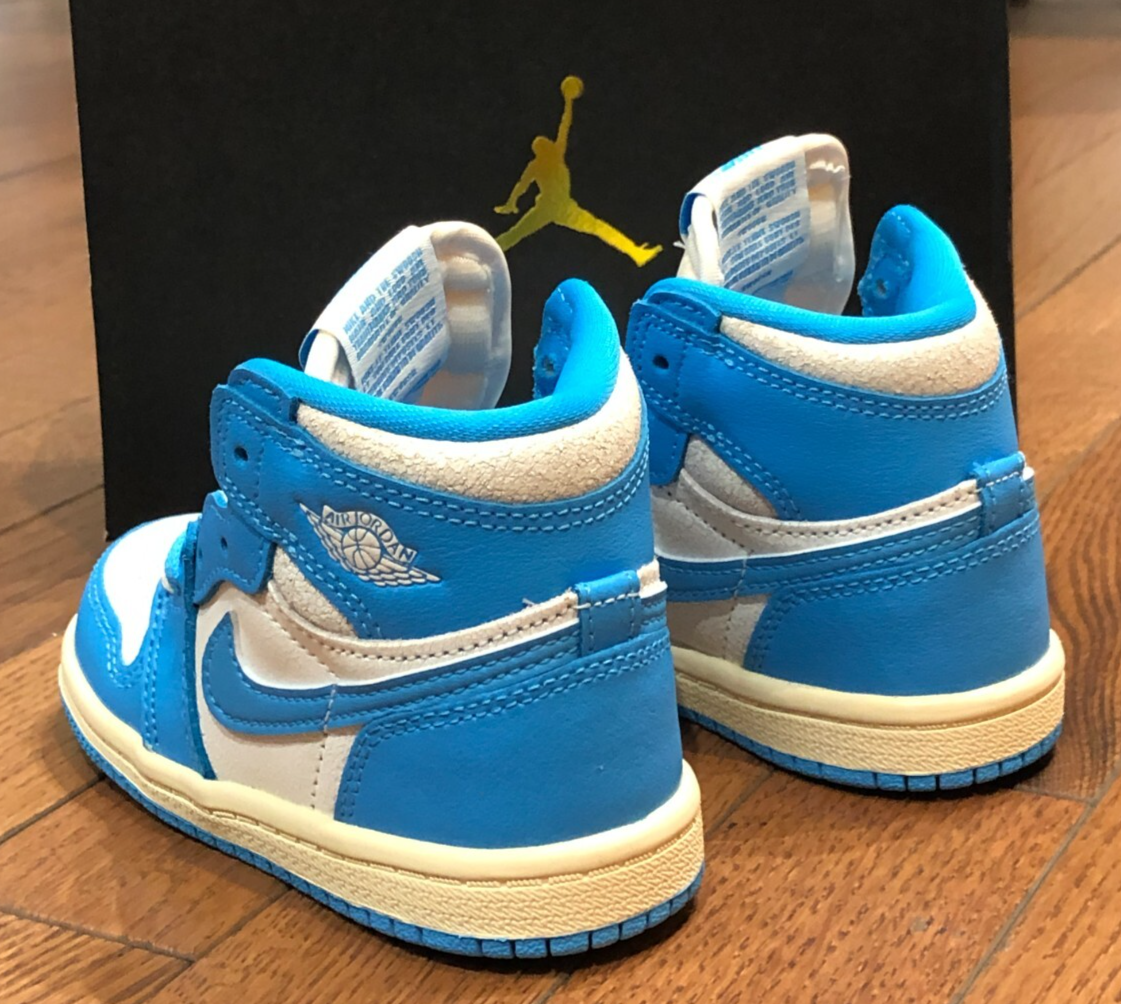 NEW* TODDLER BABY NIKE AIR JORDAN 1 RETRO HIGH OG (TD) SKY