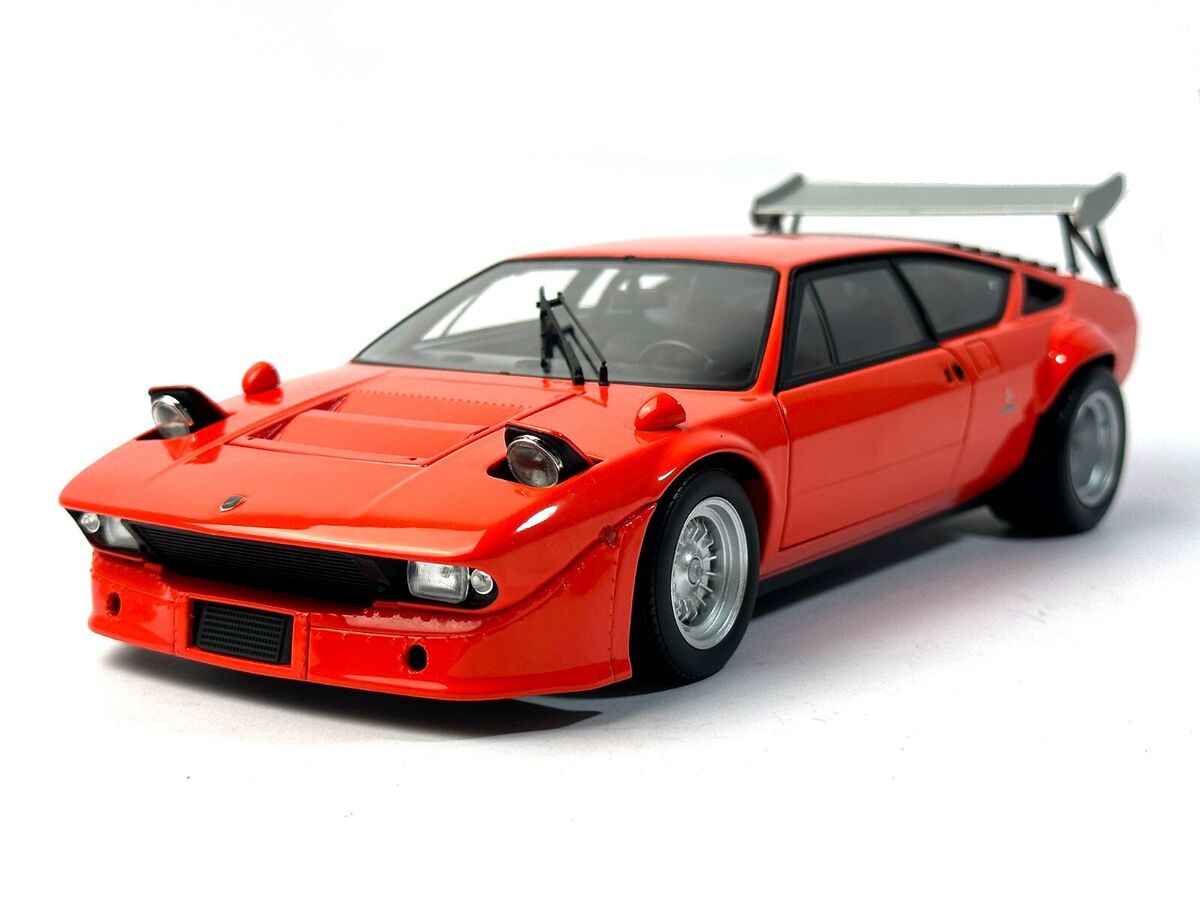 Kyosho 1:18 LAMBORGHINI URRACO RALLY Orange Diecast Model Kyosho 1:18 LAMBORGHINI URRACO RALLY Orange Diecast Model