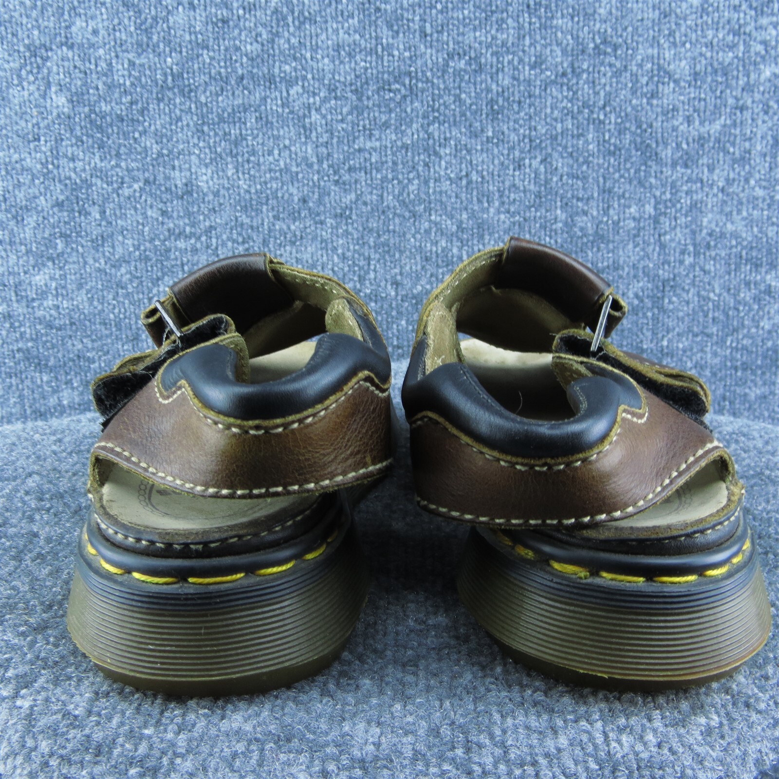 Dr. Martens Men Gladiator Sandals Brown Leather Hook… Gem