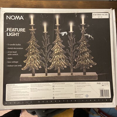 NOMA Christmas Feature Light 5 Kerzen nur für den Innenbereich 