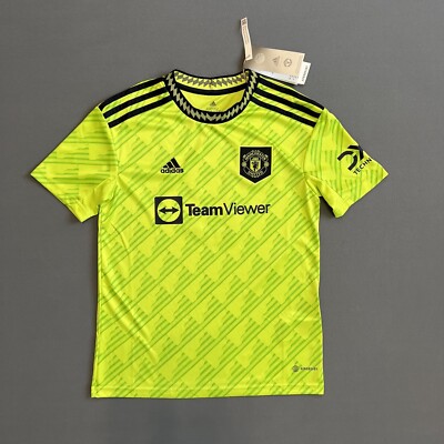 Maillot Manchester United Third 2022/2023 – Bruno Fernandes #18 – Taille M – Adidas Neuf