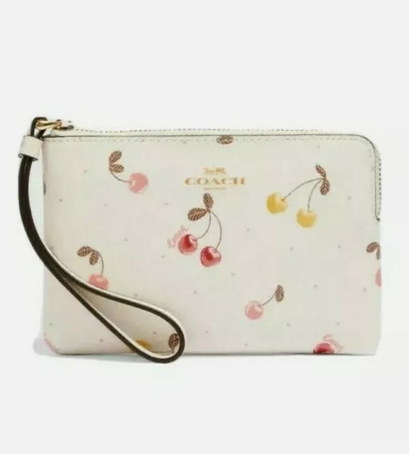 coach cherry wallet
