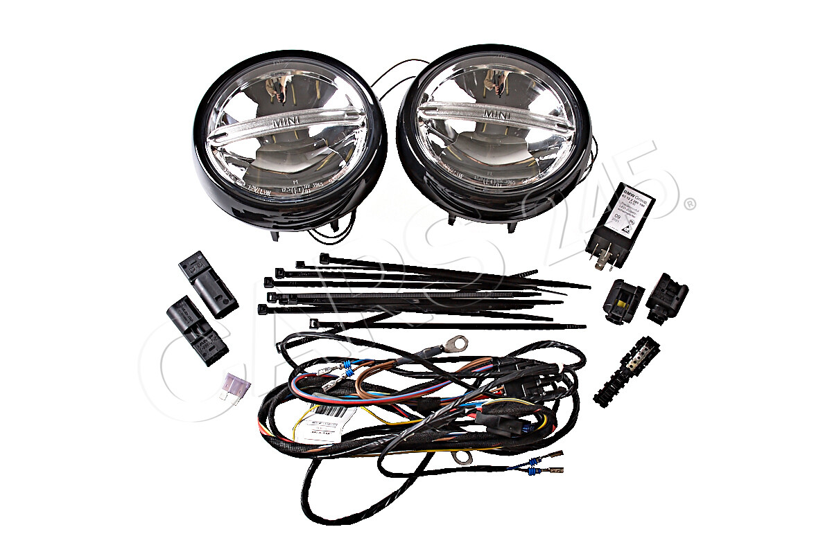 Original MINI Cooper Nachrüstsatz Zusatzscheinwerfer LED SCHWARZ 63122287148 Original MINI Cooper Nachrüstsatz Zusatzscheinwerfer LED SCHWARZ 63122287148