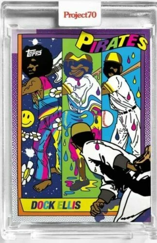 Topps Project70®  - 1990 Dock Ellis by Ermsy - Artist Proof 19/51!  Rare Number!