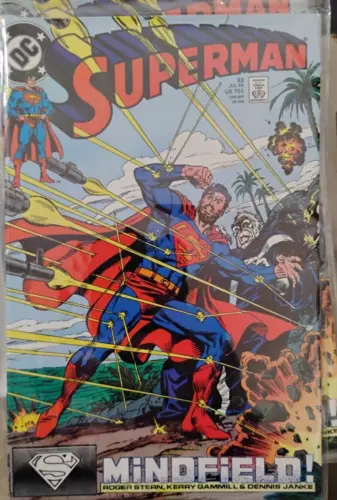 SUPERMAN # 33 1989  DC comics superman in exile MINDFIELD