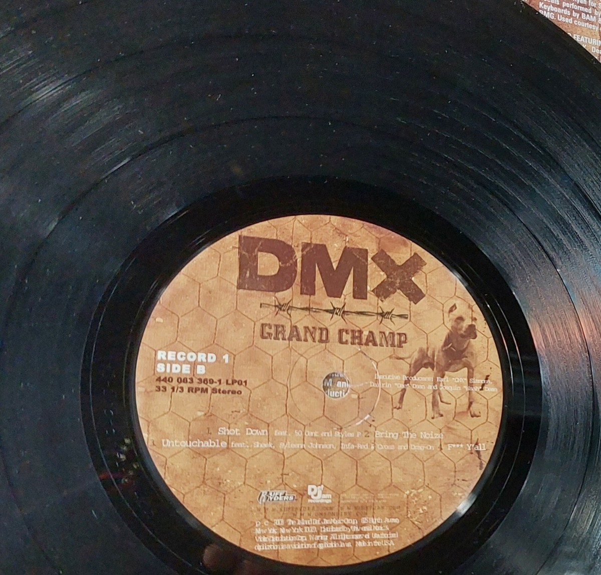 DMX Grand Champ 2003 OG 1st Pressing PROMO 2 LP w/Insert VG+/EX